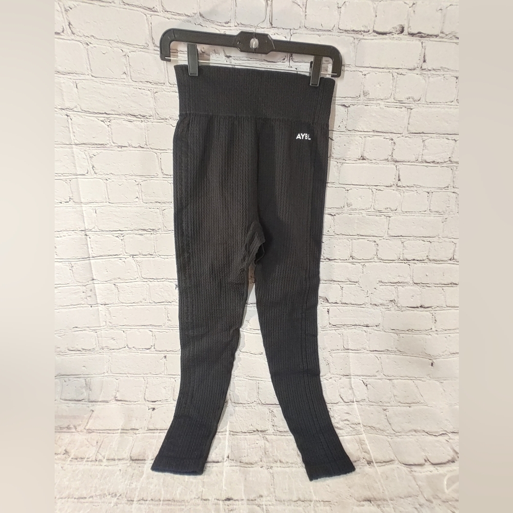 AYBL BEAYBL Seamless Luxe High Waist Leggings Large Black